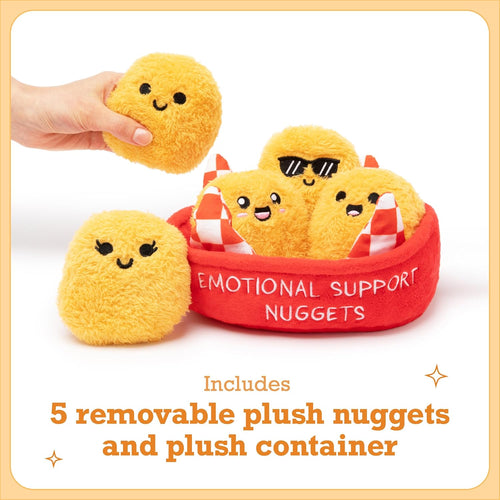 Emotional Support Chicken Nuggets, Cuddly Stuffed Animals by Relatable